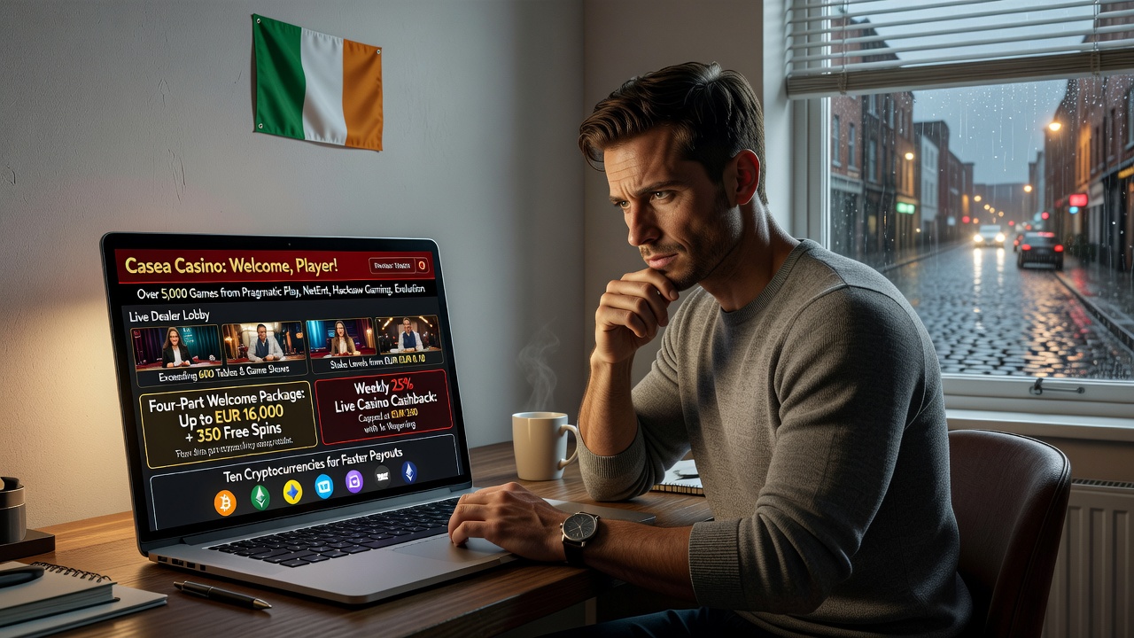 Casea Casino Tests Irish Patience With Big Bonuses, Thin Licensing