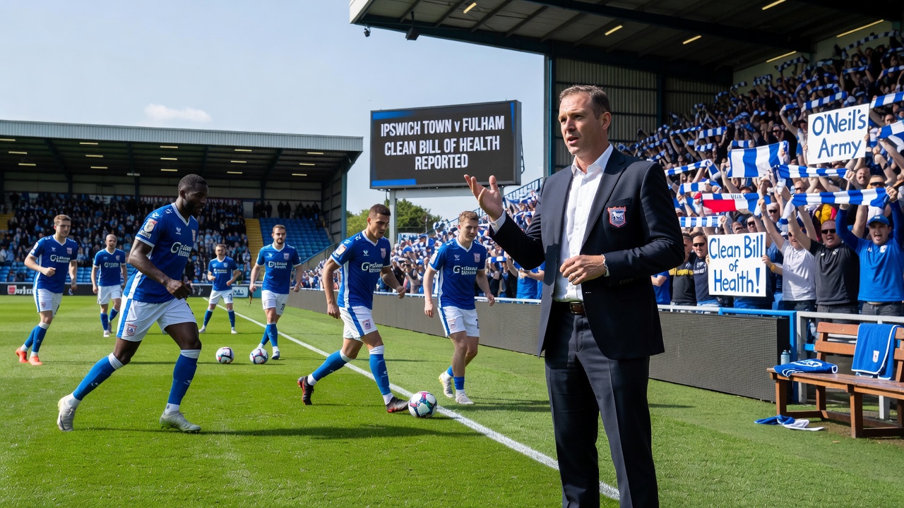 Ipswich Boss O'Neil Reports Clean Bill of Health Before Fulham Clash