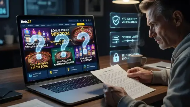 New Casino Platform Bets24 Raises Transparency Questions for Players